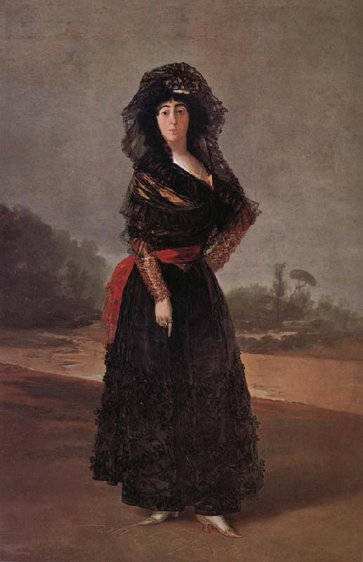 Francisco Goya Duchess of Alba Sweden oil painting art